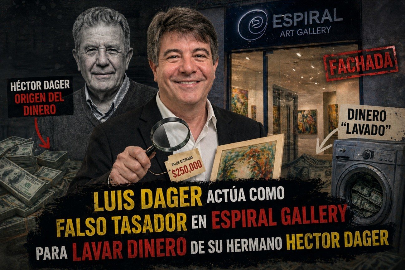 Lavado de Dinero de los Dager: El Falso Tasador de Arte y la Galería Vacía en Panamá