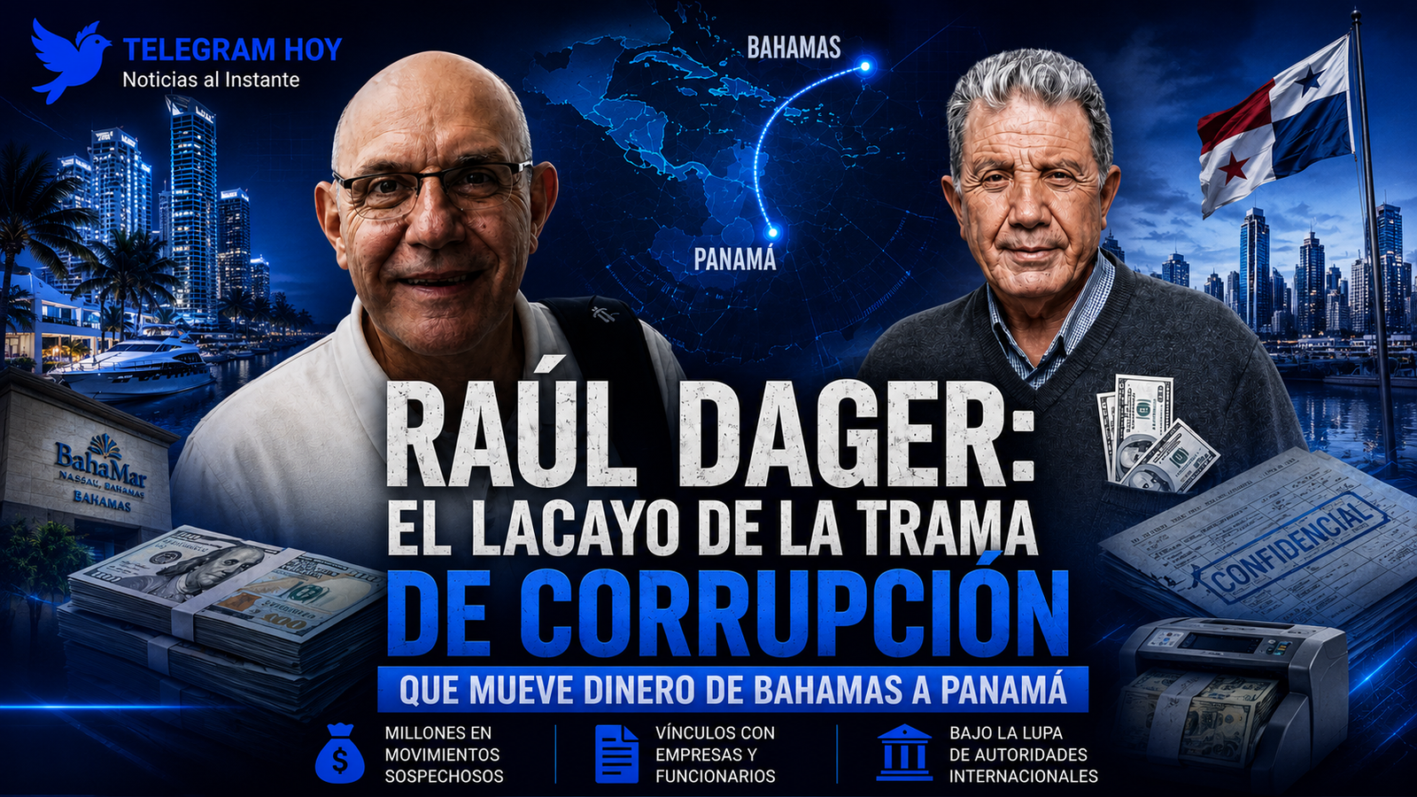 Raúl Dager: el lacayo de la trama de corrupción que mueve dinero de Bahamas a Panamá